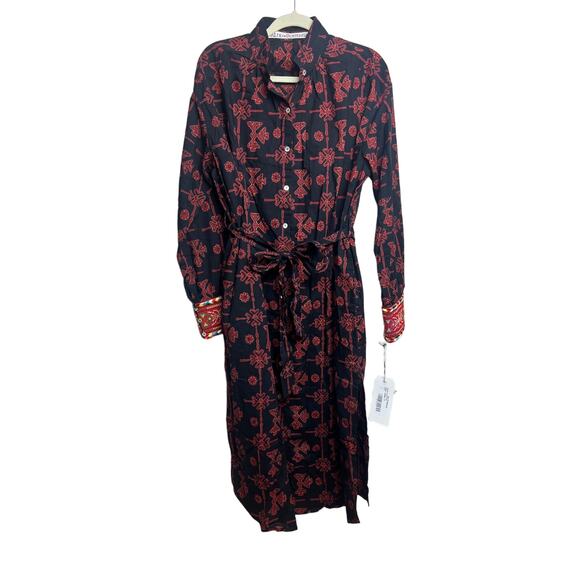 Alix of Bohemia Shawna Lamu Dress NWT Sz. L - Picture 2 of 10
